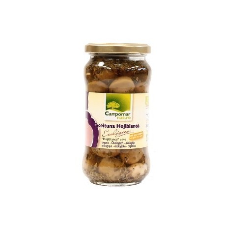 Aceituna Hojiblanca BIO con Ajo y Oregano 350 gr
