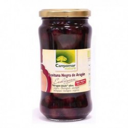 Aceituna Negra de Aragon BIO natural  350 gr