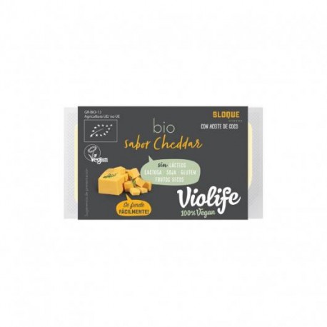 Bloque queso vegano BIO sabor MOZZARELLA 200 gr Violife