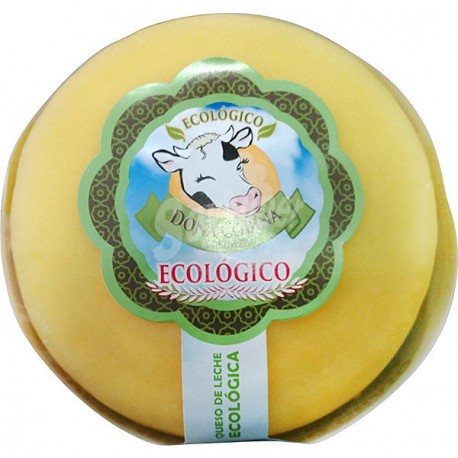 Queso gallego semicurado elaborado con leche de vaca ecologico pieza aprox. 500 gr