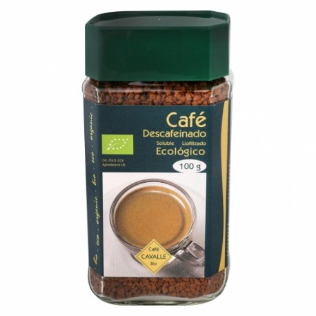 Cafe soluble BIO descafeinado