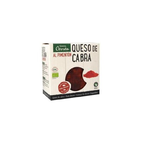 Queso de cabra BIO con pimentón 300 grs. aprox. CERRON