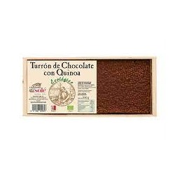 Turron chocolate con quinoa BIO 200 gramos, SOLE
