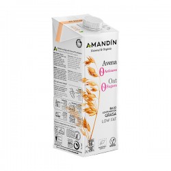 Bebida avena BIO sin azucares 1 lt. AMANDIN