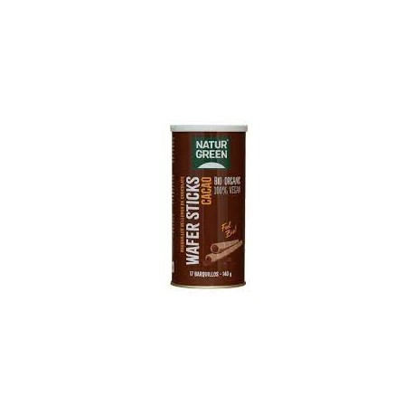 Barquillos wafers cacao BIO 140 grs. NATURGREEN