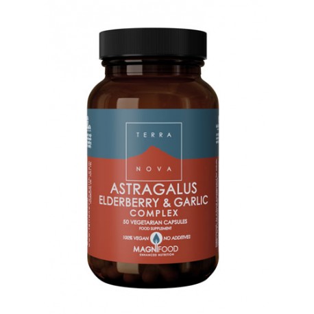 Astrágalo, saúco y ajo Complex, 50 cápsulas TERRANOVA