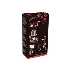 Capsulas ecológicas biodegradables de café Forte BIO 10 uds. Comercio Justo Alternativa3