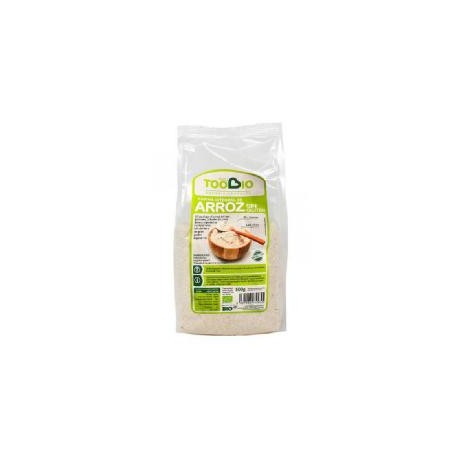 Harina arroz integral BIO Sin Gluten 500 grs. Toobio
