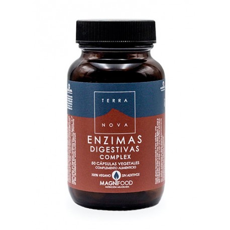 Enzimas digestivas complex 50 cápsulas, Terranova