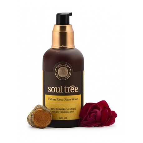 Gel limpiador facial rosas 120 ml. Soultree