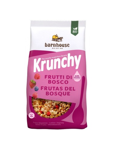 Muesli krunchy Sun Frutos Rojos Barnhouse 375grs.