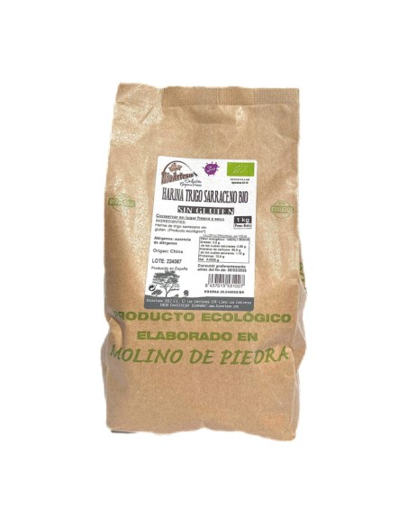 Harina de trigo Sarraceno BIO Sin Gluten, 1 kg. BIOARTESA