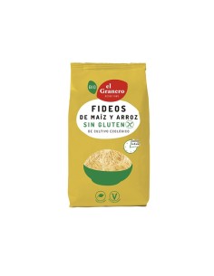 Fideos de maiz y arroz BIO 500 grs. Granero Integral
