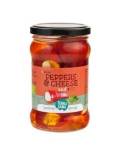 Pimiento rojo con crema de quesos de oveja y cabra ECO 270 grs. Terrasana