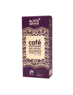 Comprar Cafe molido Fortissimo BIO 250 grs.  Comercio Justo Alternativa3 - BIOENCASA