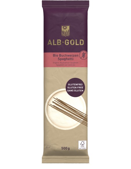 Comprar Espagueti de trigo sarraceno BIO 500 grs. ALB GOLD - BIOENCASA