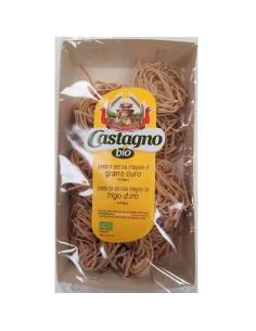 Comprar Tagliatelle nido semola integral BIO 400 grs. Castagno - BIOENCASA
