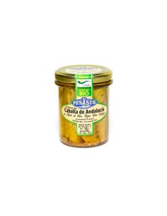 Comprar FILETES CABALLA EN AOVE BIO 195 GRS. Pesasur - BIOENCASA