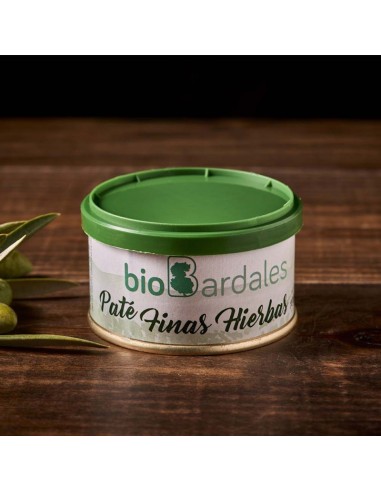 Comprar Pate de cerdo a las finas hierbas BIO 100 grs. Biobardales - BIOENCASA