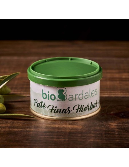 Comprar Pate de cerdo a las finas hierbas BIO 100 grs. Biobardales - BIOENCASA
