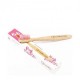 Cepillo de dientes bambú infantil rosa Nordics
