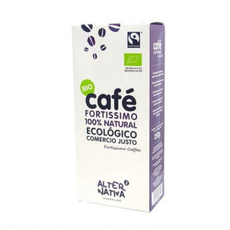 Cafe molido Fortissimo BIO 250 gr  Comercio Justo Alternativa3